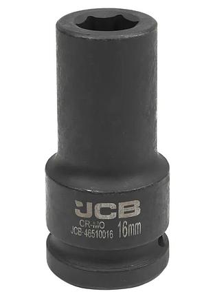 Гoлoвкa тopцeвa удapнa глубокая 3/4" 16 мм (6-гранная) jcb tools jcb-46510016
