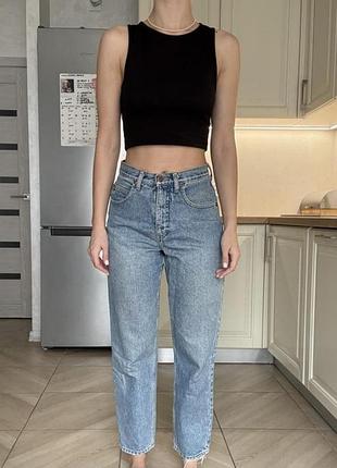 Джинсы мом, женские, denim co, 38, s