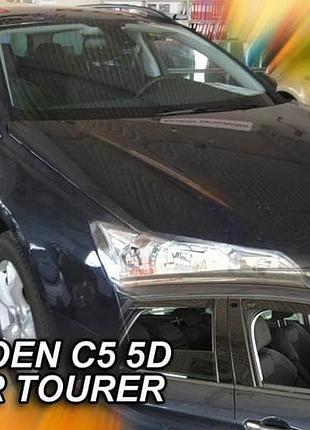 Дефлекторы окон ветровики citroen c5 5d combi 08- вставные 4шт heko ситроен с5