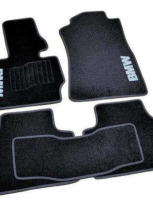 Ворсовые коврики в салон авто avtm на для bmw x3 f25 10-17 5шт бмв х3 черные