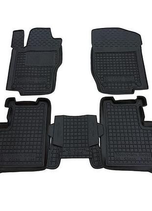 Автомобильные коврики в салон на mercedes gl x164 07-12 черные avto-gumm мерседес гл