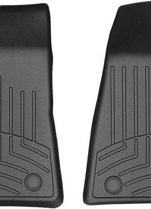Автомобильные коврики в салон weathertech на tesla model s 15-20 передние черные тесла модель с