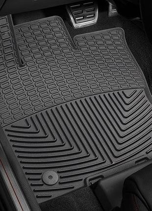 Автомобильные коврики в салон weathertech на audi a3 15-20 передние черные ауди а3