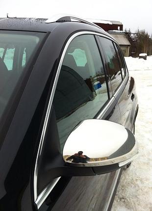 Накладки на дзеркала volkswagen sharan 10-/tiguan 08-16/seat alhambra 10-/skoda yeti 09- 2шт автомобільні