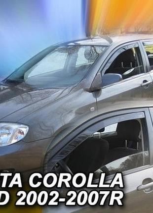 Дефлекторы окон ветровики toyota corolla 9 4d sd 01-07 вставные 4шт heko тойота королла