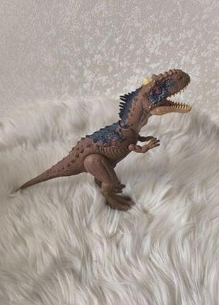 Фигурка динозавр раджазавр jurassic world озвученный mattel мир юрского периода