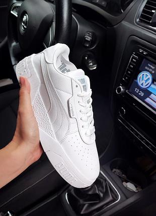 Женские кроссовки puma cali белые