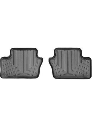 Автомобільні килимки поліки в салон weathertech на jeep compass 07-16 2-й ряд чорні джип компас