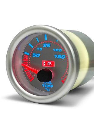 Указатель температуры масла стрелочный ket gauge 7703-3 led d52мм прибор датчик автомобильный