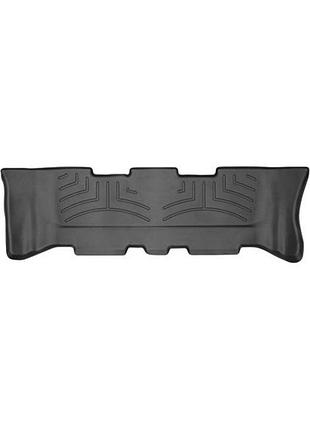 Автомобільні килимки поліки в салон weathertech на hyundai santa fe 13-18 3-й ряд чорні хендай санта фе