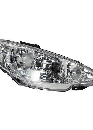Передняя альтернативная тюнинг оптика фара depo на peugeot 206 h7/h7 правая 98- пежо 206