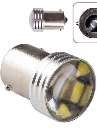 Автомобильная лампа pulso led 1156 15smd-7020 12v 1.5w 142lm белая габаритная lp-151426 уп. 10шт.