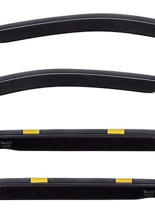 Дефлекторы окон ветровики mercedes c w203 4d combi 00-07 вставные 4шт heko мерседес ц