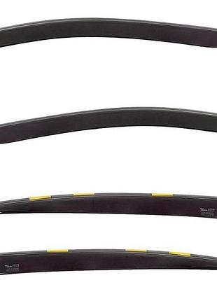 Дефлекторы окон ветровики bmw 5 f10 4d 10-17 вставные 4шт heko бмв 5