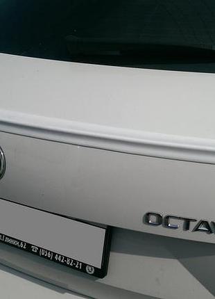 Skoda octavia a7 2013- спойлер крышки багажника на багажник skoda шкода octavia a7 2013- v1