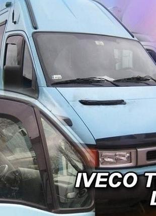 Дефлекторы окон ветровики iveco turbo daily 35c 35s 50c 60c 65c 00- вставные heko ивеко турбо дейли