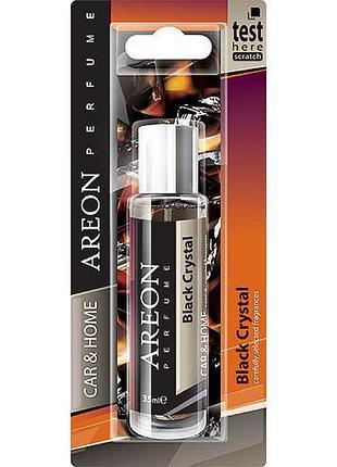 Освежитель воздуха areon sprey parfume черный лед с пластинкой 35 мл