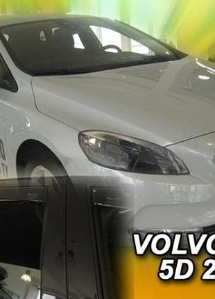 Дефлектори вікон вітровики volvo v40 5d 12- вставні 4шт heko вольво в40