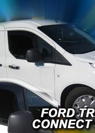 Дефлекторы окон ветровики ford transit connect 2d 14- вставные 2шт heko форд транзит коннект