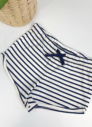 Шорти дитячі бавовняні на дівчинку h&m 80, 86 см