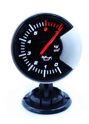 Указатель давления масла манометр стрелочный ket gauge 602704 led d60мм прибор датчик автомобильный
