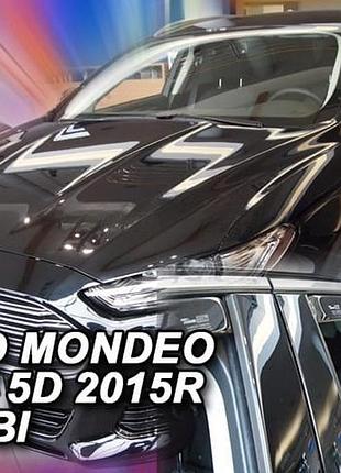 Дефлекторы окон ветровики ford mondeo 5d combi 15-22 вставные 4шт heko форд мондео