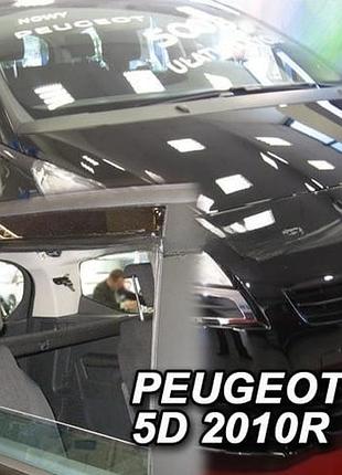 Дефлекторы окон ветровики peugeot 5008 5d 10-17 вставные 4шт heko пежо 5008