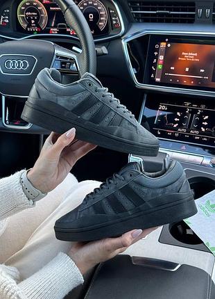 🌺жіночі кросівки adidas originals campus x bad bunny dark grey
