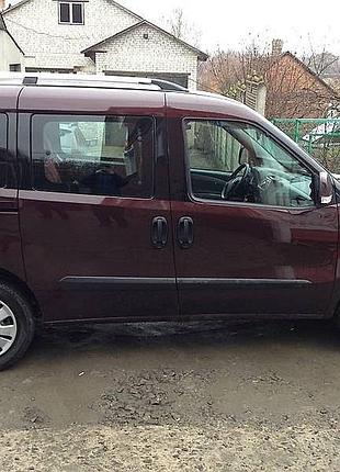 Fiat doblo рейлинги дуги багажник на крышу для fiat фиат doblo 2010- /коротк.база /хром /abs