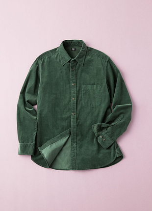 Вельветова сорочка uniqlo