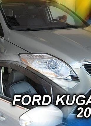 Дефлекторы окон ветровики ford kuga 5d 08-12 вставные 4шт heko форд куга