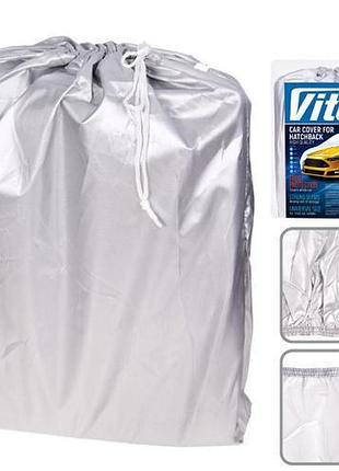 Автомобильный тент чехол на машину vitol hc11106 2xl hb 432х165х125