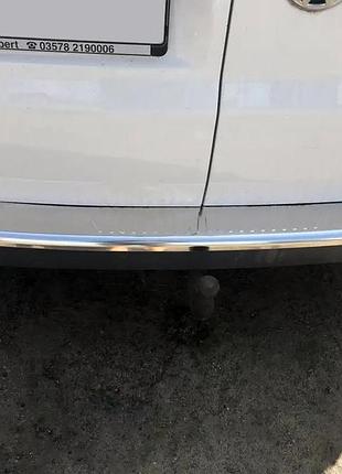 Накладки на задний бампер vw t5 2010-2015 защитные декоративные накладки на бампер авто