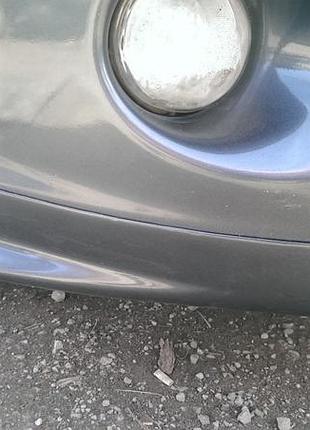 Накладки на передній бампер mitsubishi grandis 2003-2009 кути захисні декоративні накладки на бампер авто
