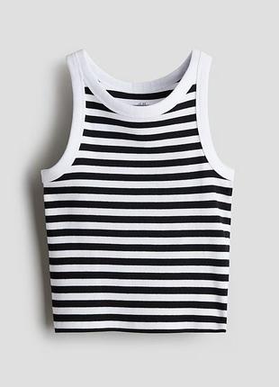Дівчача майка в рубчик h&m