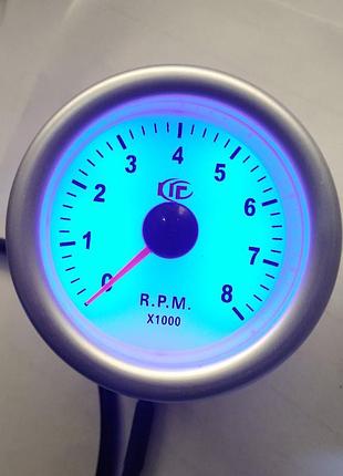 Указатель тахометр стрелочный ket gauge 7705 led d52мм прибор датчик автомобильный