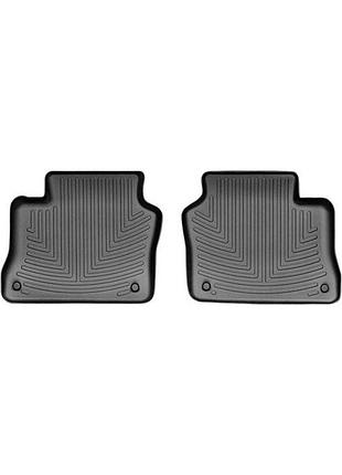 Автомобильные коврики в салон weathertech на porsche panamera 10-16 2-й ряд черные порше панамера