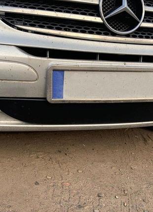 Зимняя заглушка накладка на бампер нижняя avtm mercedes vito 03-10 матовая мерседес вито
