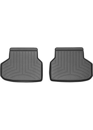 Автомобільні килимки поліки в салон weathertech на bmw 7 09-15 2-й ряд чорні бмв 7