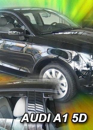 Дефлекторы окон ветровики audi a1 5d 12- вставные 4шт heko ауди а1