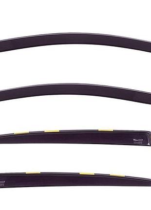 Дефлекторы окон ветровики audi a4 b6 4d sd 01-05 вставные 4шт heko ауди а4