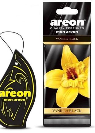 Освежитель воздуха areon сухой листок mon vanilla black