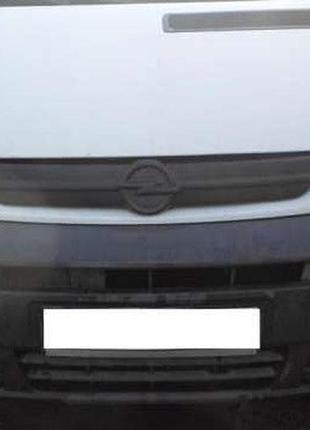 Зимова заглушка накладка на решітку радіатора avtm opel vivaro 01-06 матова опель виваро