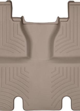 Автомобільні килимки поліки в салон weathertech на toyota tundra crewmax 13-21 2-й ряд бежеві тойота тундра