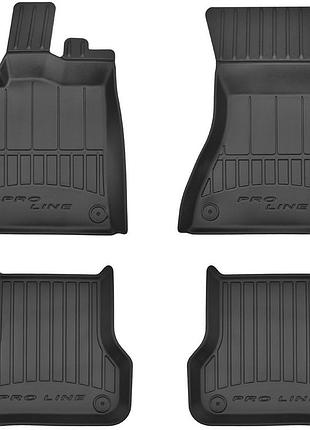 Автомобильные коврики в салон frogum 3d на audi a6 4 c7 11-18 ауди а6 черные