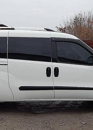 Fiat doblo рейлинги дуги багажник на крышу для fiat фиат doblo 2010- /длинн.база /хром /abs