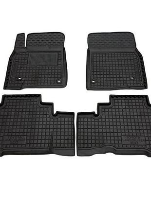 Автомобильные коврики в салон на toyota land cruiser 200 07-12 4шт черные avto-gumm тойота ленд крузер 200