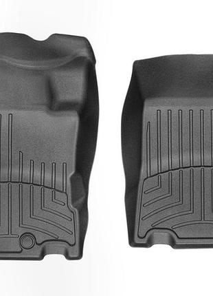 Автомобильные коврики в салон weathertech на renault kadjar 15- передние черные рено каджар
