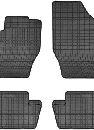 Автомобильные коврики в салон frogum на citroen c4 1 2 04-18 ситроен с4 черные