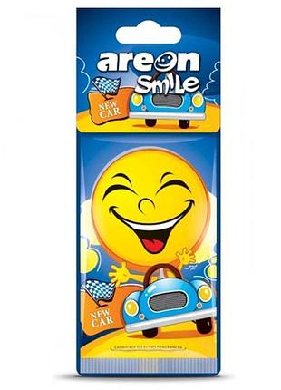 Освежитель воздуха areon сухой листок smile dry new car